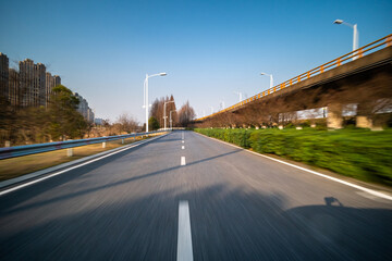 traffic on the highway