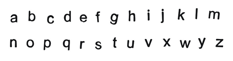 rubber stamp alphabet letters template grunge font letter press