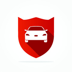 red shield with can icon vector illustration