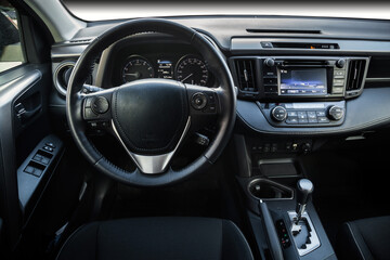 Fototapeta premium The interior of the car