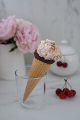 Chocolate Cherry ice cream