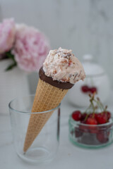 Chocolate Cherry ice cream