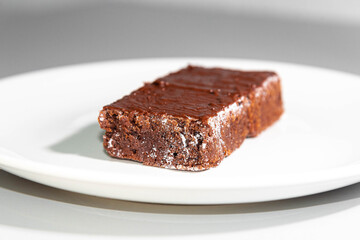 Brownie con azúcar 