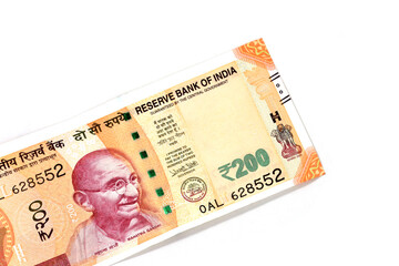 New Indian currency of 200 rupee note