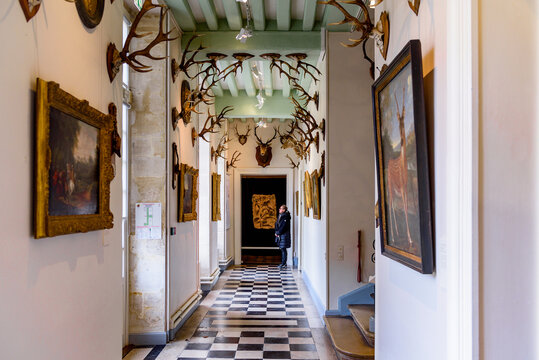 SENLIS, FRANCE - APRIL 1, 2018: Museum of the Hunts in Senlis, Oise department, France