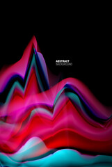 Liquid gradients abstract background, color wave pattern poster design for Wallpaper, Banner, Background, Card, Book Illustration, landing page