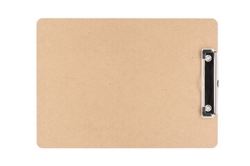 Blank Clipboard on white background isolate.