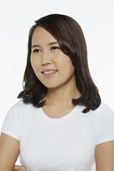 Fototapeta premium Portrait of a woman smiling
