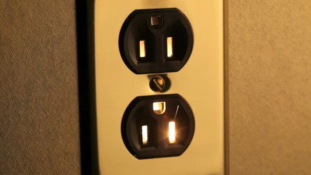 Short circuiting electrical outlet