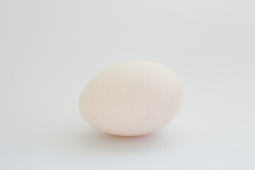 eggs in a tray on a white background