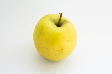 ripe apple on a white background