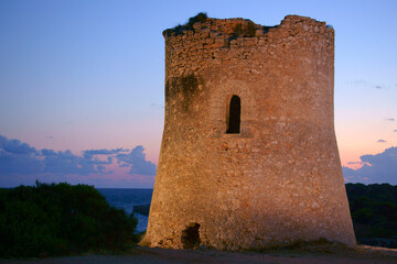 Torre de Cala Pi (s.XVI-XVII).Llucmajor.Mallorca.Baleares.España.