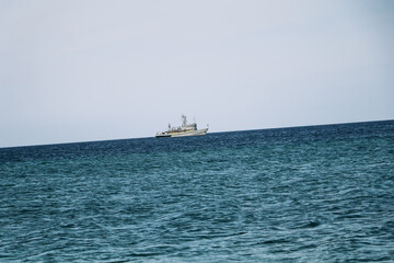 fishing boat in the sea