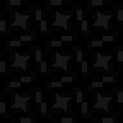 Obraz premium Vector seamless pattern abstract background. Modern graphic design. Total black minimalist geometric abstract art wallpaper backdrop. Digital paper, textile print, web design.