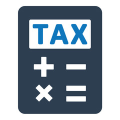 Obraz premium Tax calculation icon