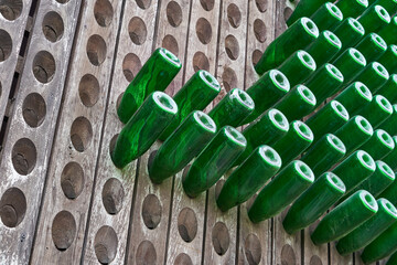 Image of wine bottles.