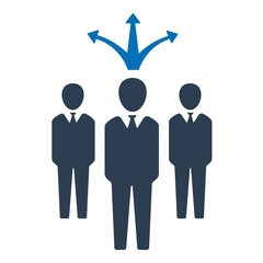 Business direction icon