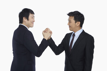 Businessmen giving each other a handshake