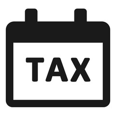 Tax day icon