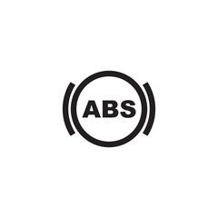 ABS icon , Automotive icon vector