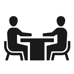 Business meeting icon