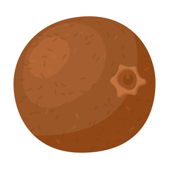 Kiwi vector icon.Cartoon vector icon isolated on white background kiwi.