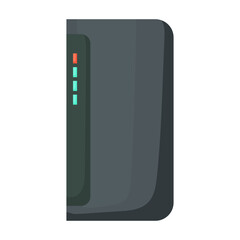 Power bank vector icon.Cartoon vector icon isolated on white background power bank.