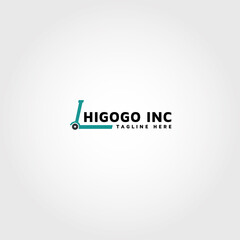 Scooter Vector logo design template