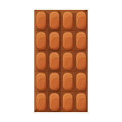 Chocolate bar vector icon.Cartoon vector icon isolated on white background chocolate bar.