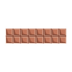 Chocolate bar vector icon.Cartoon vector icon isolated on white background chocolate bar.
