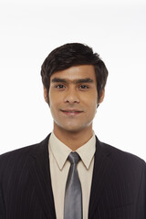 Portrait of a businessman smiling