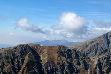 Great Cold Valley in Vysoke Tatry (High Tatras), Slovakia. The Great Cold Valley is 7 km long valley, very attractive for tourists