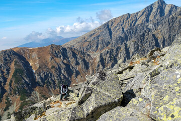 Great Cold Valley in Vysoke Tatry (High Tatras), Slovakia. The Great Cold Valley is 7 km long valley, very attractive for tourists