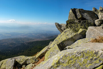 Great Cold Valley in Vysoke Tatry (High Tatras), Slovakia. The Great Cold Valley is 7 km long valley, very attractive for tourists