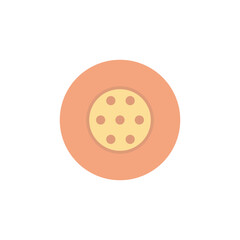 Medical plaster, Patch flat icon, vector illustration isolated on white background