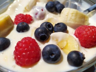 yogurt and berries