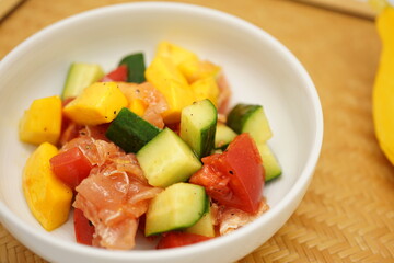 コリンキーの彩りサラダ