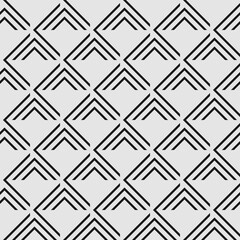 Seamless abstract linear pattern with elements of corners