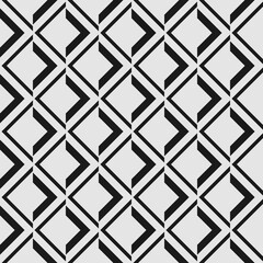 Seamless abstract geometric pattern with elements of corners