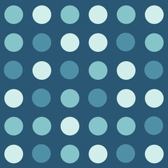 Geometric seamless repeating pattern of circles