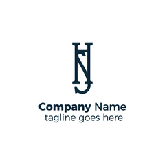 monogram hs logo design vector illustration