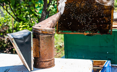 bee smoker
beekeeper tool