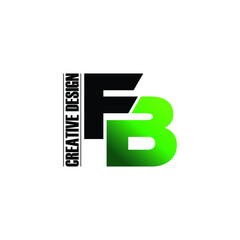 Letter FB logo icon design vector. monogram logo vector illustration