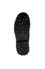 Modern mountain boots isolate on a white back. Shoes for outdoor activities and travel.