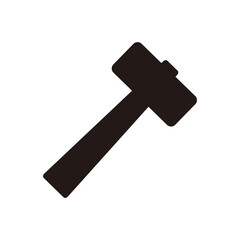 Hammer icon vector illustration sign