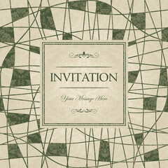 Beautiful abstract invitation card. eps10