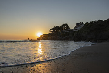 Sunset sur la côte de jade