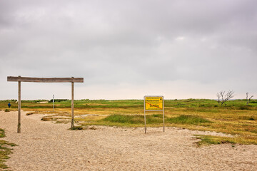 D&uuml;ne am Wattenmeer bei Schillig