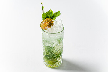 cocktail on the white background