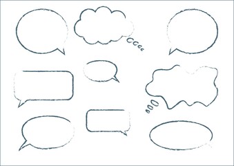 cloud of thoughts, forms for filling out dialogs